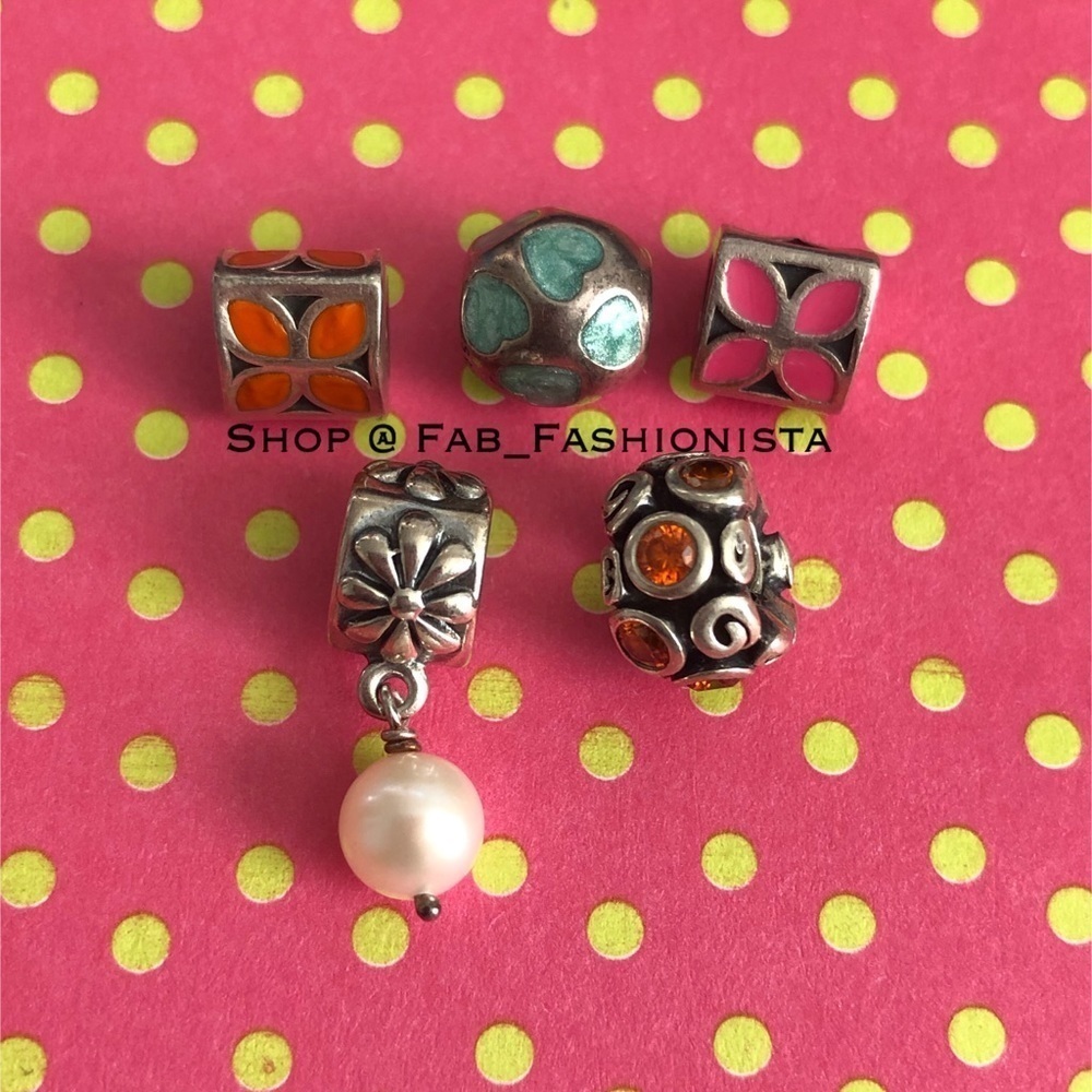Pandora sterling silver charms